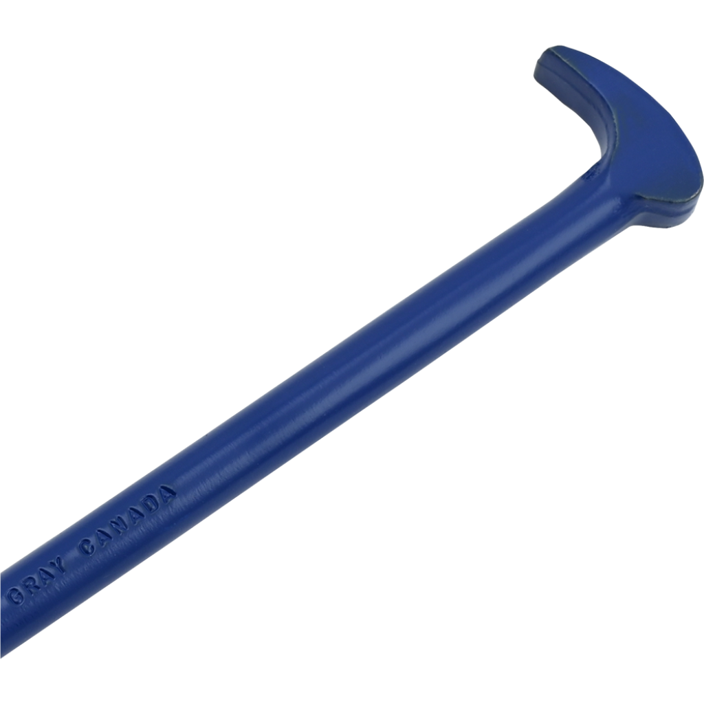 Rolling Head Pry Bars, Round Shank With Polished Point, Royal Blue