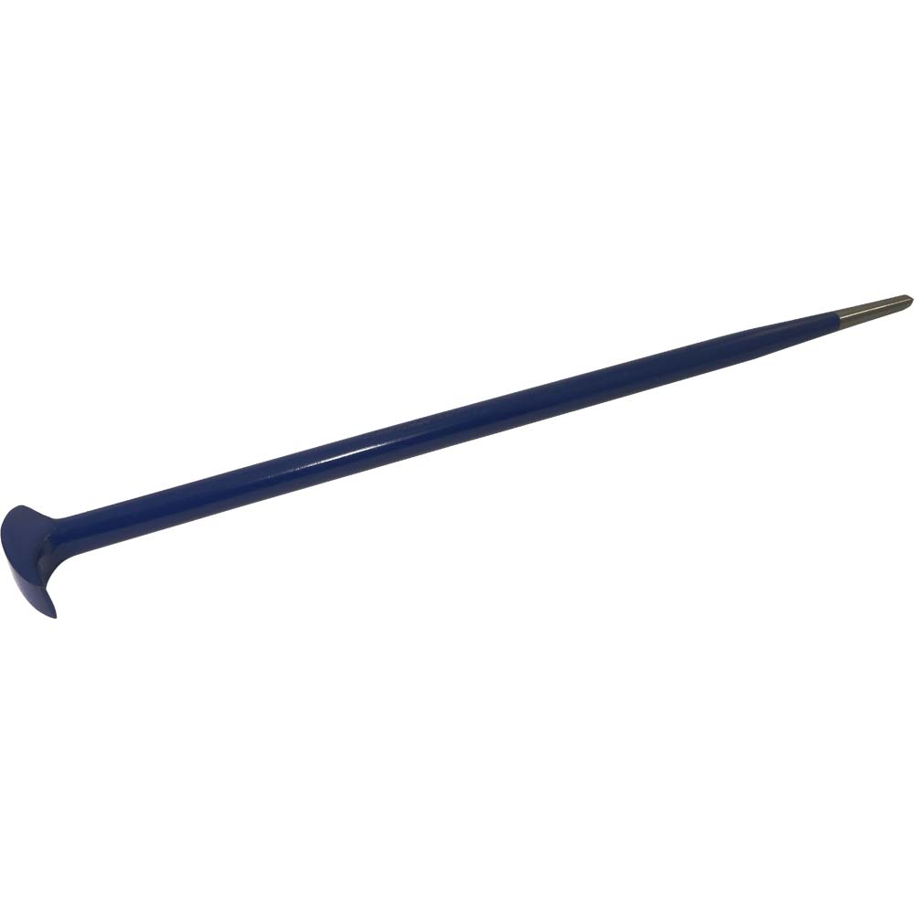 Rolling Head Pry Bars, Round Shank With Polished Point, Royal Blue